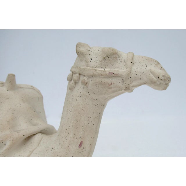 Vintage C1960's Cement Camel in Repose Sitting Position Decorative Accent And/Or Object For Sale - Image 10 of 13