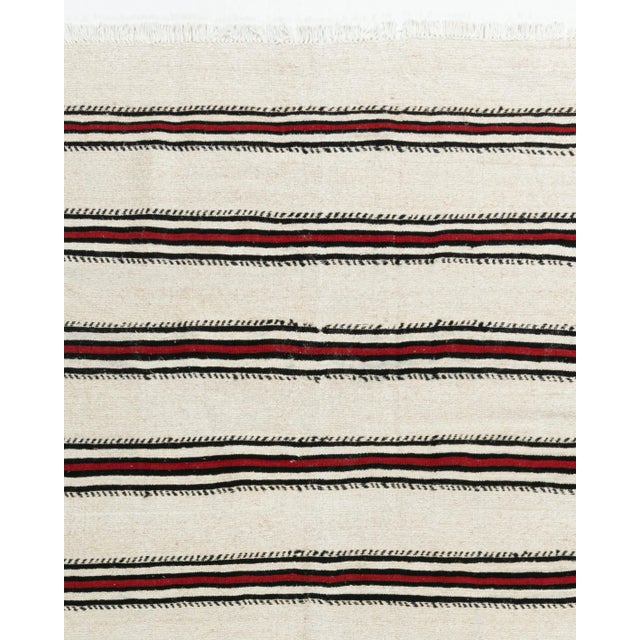 Vintage Circa 1940 Turkish Kilim Flat Weave Rug 4'8 X 8'4 For Sale - Image 4 of 4