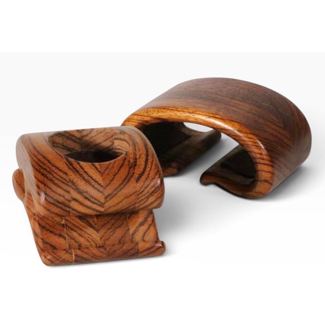 Mid-Century Modern Richard Rothbard Mushroom Form Wood Trinket Box C. 1970's For Sale - Image 3 of 8