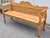 1900 - 1909 Pine Camel-Back Bench or Settle, Circa 1900 For Sale - Image 5 of 13