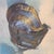 A Ride with the Best Friend by Elena Burykina | Oil on panel Painting of a knight's helmet For Sale