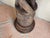 1980s Vintage Indonesian Bali Carved Woodend Barley Twist Floor Candle Stand Holder For Sale - Image 5 of 5