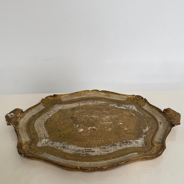 Timeless tree with golden bronze and light cream, painting with unique detail, beautiful carving with patina.