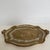 Timeless tree with golden bronze and light cream, painting with unique detail, beautiful carving with patina.
