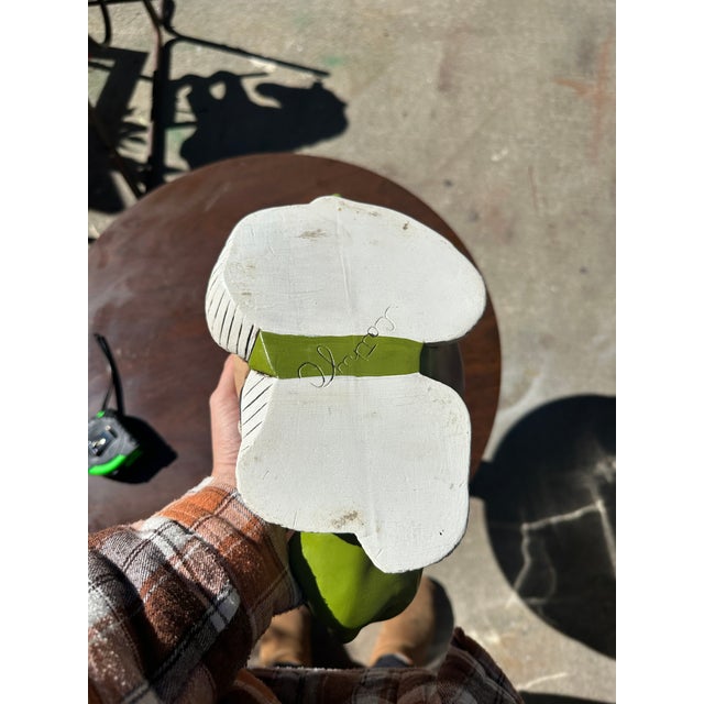 70s Ceramic Hand Painted Turtle Indoor Planter For Sale In Atlanta - Image 6 of 7