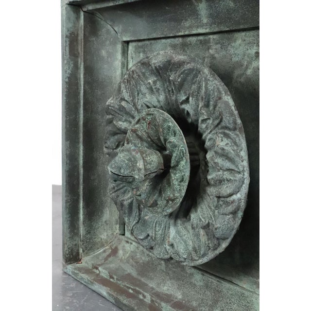 2020s Early 20th Century Copper Architectural Rosette Wall Element For Sale - Image 5 of 15