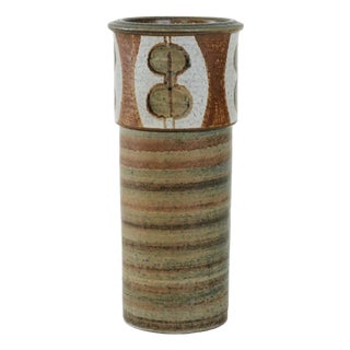 Vintage Danish Ceramic Vase by Svend Åage Jensen for Søholm, 1960s For Sale