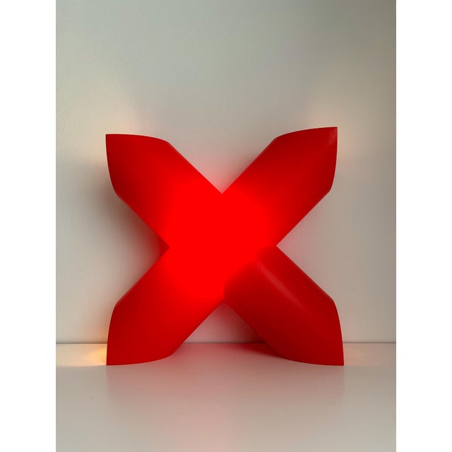 Red Cosi Come X Lamp in Red by Protocol Paris, 1990s For Sale - Image 8 of 12