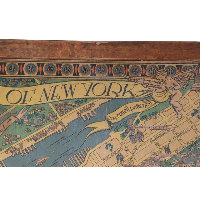 Art Deco Map of New York by Russell Patterson for r.h. Macy C. 1939 For Sale - Image 11 of 11
