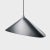 Daniel Becker 'Emily Vertikal 10' chandelier in Anthracite with Black Frame. Designed by Berlin luminary Daniel Becker and...