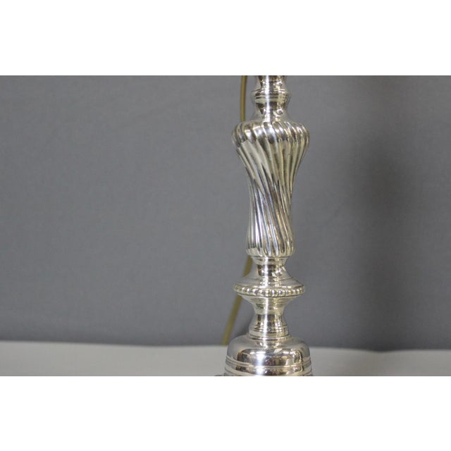 Silvered Bronze Lamps, 1830, Set of 2 For Sale - Image 6 of 14
