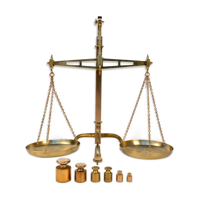 1940s Vintage English Scale, 1940s For Sale - Image 5 of 5