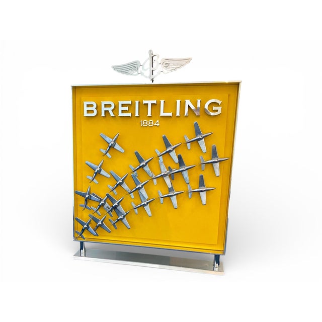 Aviation-Themed Retail Advertising Display Stand for Breitling, Early 2000s For Sale - Image 4 of 16
