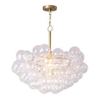 Regina Andrew Bubbles Chandelier Clear Natural Brass For Sale