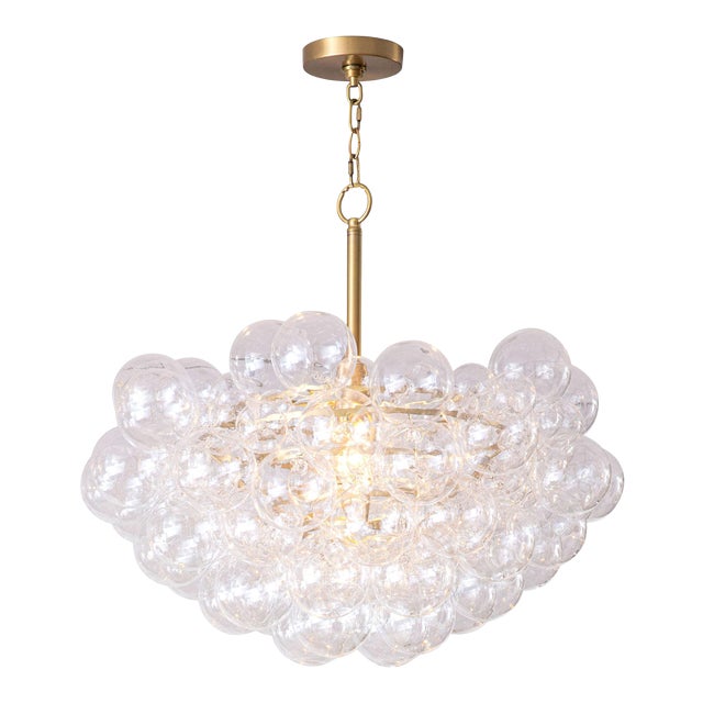 Regina Andrew Bubbles Chandelier Clear Natural Brass Chairish