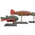 Cabin Collection of Five Vintage American Fishing Decoys on Custom Mounts For Sale - Image 3 of 15