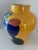 Mid 20th Century Vintage Mexican Talavera Abstract Art Vase For Sale - Image 5 of 13