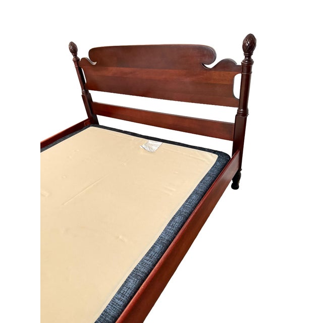 Late 1950s Kling Mahogany Bedroom Suite – 4-Piece Set (Bed, Dresser, Chest & Nightstand) For Sale - Image 12 of 14