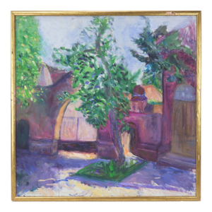 “Happy Memories in Kazan” Oil Painting by Phyllis Brodsky, 2006