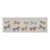Ten Horse Suzani Wall Hanging on Linen For Sale