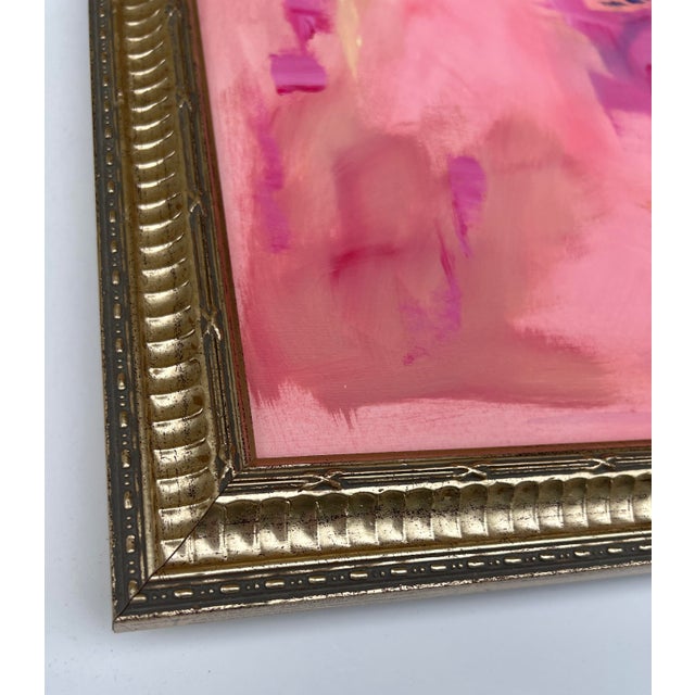 Pink Abstract Painting Pink #1 by California Artist For Sale - Image 8 of 11