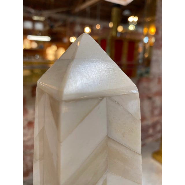 1970s 1970s Decorative Italian Wood Obelisk For Sale - Image 5 of 7