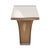 "Falce" Side Table With Bronze and Stainless Steel, Handmade For Sale In Los Angeles - Image 6 of 7