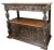 Antique English Carved Oak Server With Shelf and Doors For Sale - Image 11 of 11