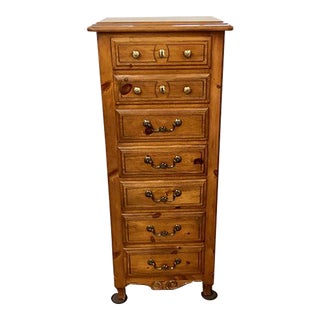 Ethan Allen Country French Pine Lingerie Chest For Sale