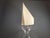 Mid-Century Modern Crystal Glass Table Lamp from Daum France, 1960s For Sale - Image 3 of 6