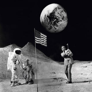 Bond on the Moon Photograph by Terry O'Neil For Sale