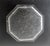 Willy Rizzo Style Crackle Ice Effect Lucite Octagonal Serving Tray Vintage For Sale In Miami - Image 6 of 12