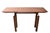 McGuire Console Table Richard Hannum Huxley Collection Faux Bamboo Cherry Wood For Sale - Image 12 of 12