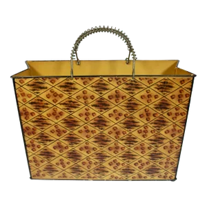 Vintage Mid Century Modern Purse Magazine Holder