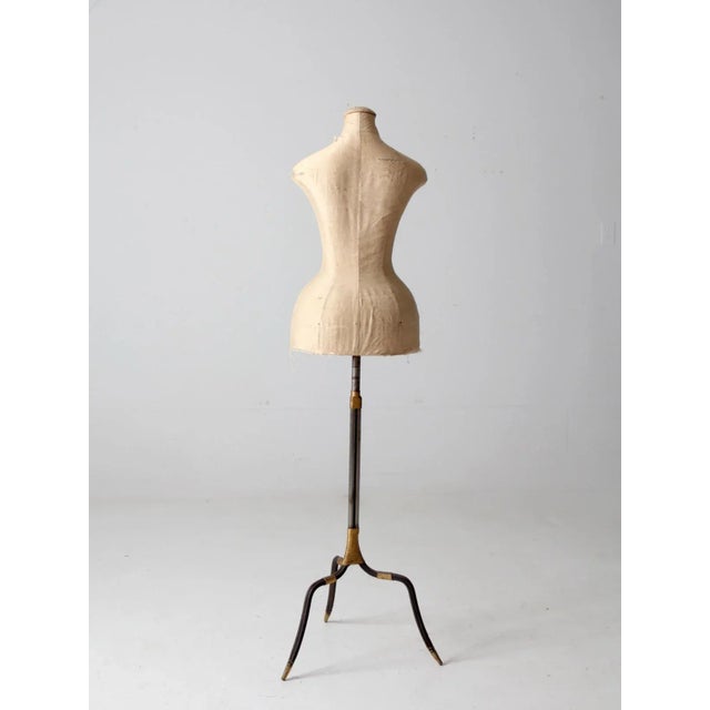 Metal Vintage Dress Form For Sale - Image 7 of 12