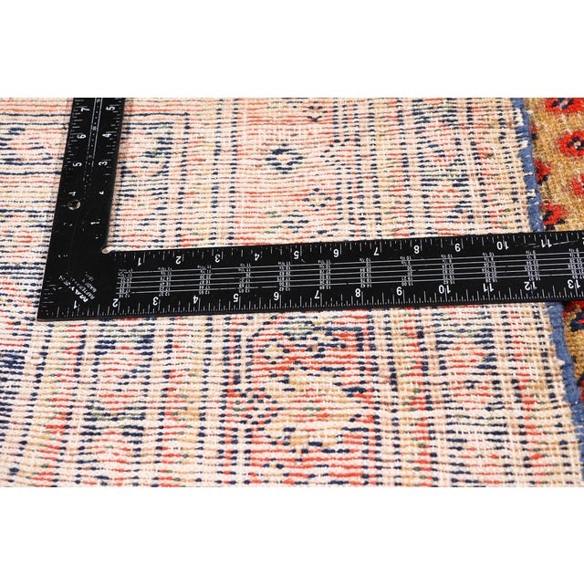 Textile Late 19th Century Persian Malayer Rug Runner, 04'02 X 09'08 For Sale - Image 7 of 10