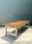 Brown Vintage Rustic Wood Farmhouse Table For Sale - Image 8 of 13
