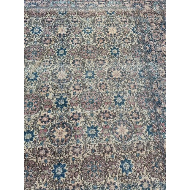 Textile Antique 19th Century Isfahan Rug, 1890s For Sale - Image 7 of 18
