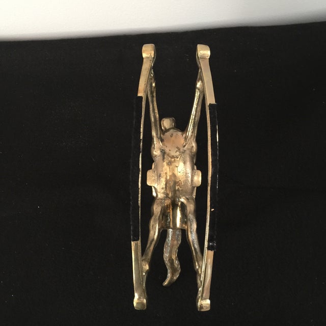Traditional Brass Horse - Vintage Brass Rocking Horse For Sale - Image 4 of 7