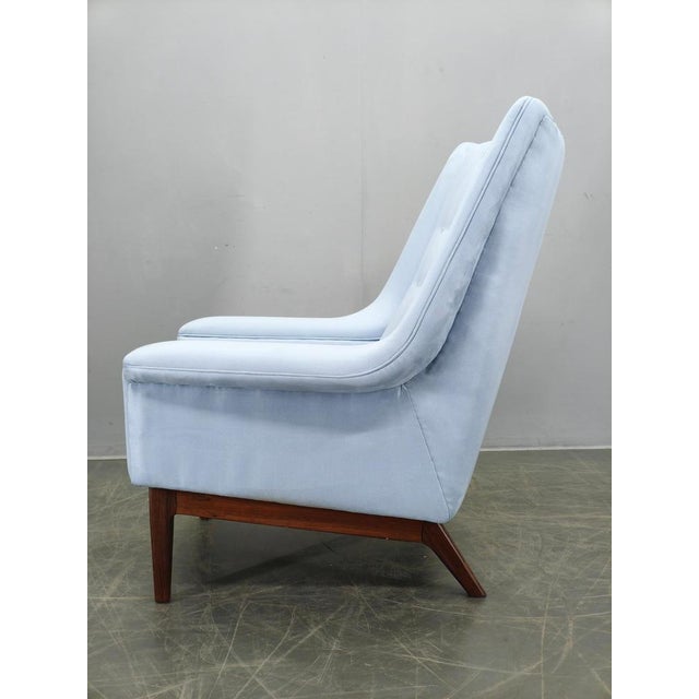 Danish Highback Lounge Chair from Slagelse Møbelvaerk, 1960s For Sale - Image 3 of 14