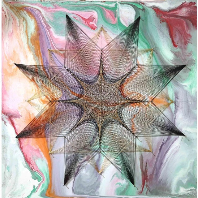 Sumit Mehndiratta, Nailed It Series No.131, India, 2021, Mixed Media on Wood Panel, in Flawless conditions. This piece is...