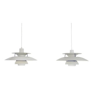 PH5 Pendant Lamps by Poul Henningsen for Louis Poulsen, 1960s, Set of 2 For Sale