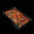 Vintage Ebony Wood Rectangular Tray With Cloisonné Double Dragon Panel For Sale - Image 4 of 9