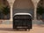 Alpine Teak Wood Outdoor Ottoman With Black - Rope Design For Sale - Image 12 of 13