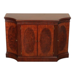Early 21st Century Henkel Harris Georgian Style Inlaid Mahogany Buffet Sideboard For Sale