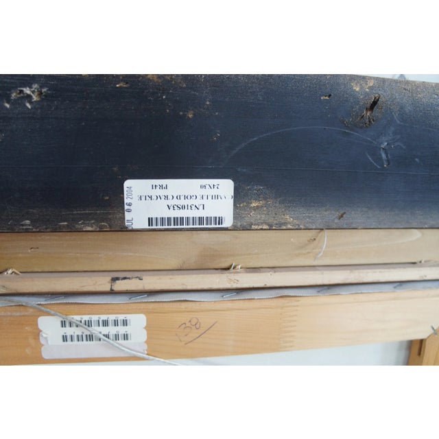 Impressionist Country Farmhouse Rooster Portrait Oil Painting on Canvas For Sale - Image 11 of 13