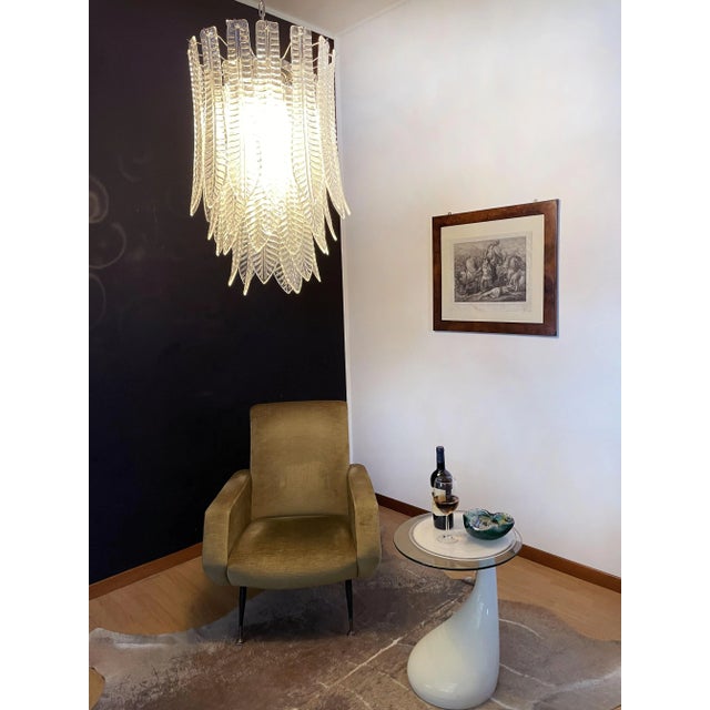 Huge Italian Murano Felci Glass Chandelier, 1980s For Sale - Image 17 of 18