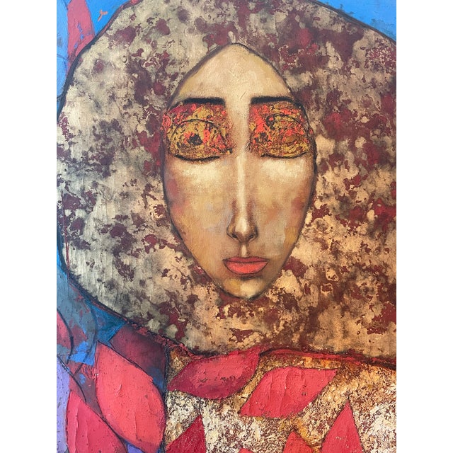 2000 - 2009 “En El Arbol”, Oil on Canvas, H. Jimenez (Signed) For Sale - Image 5 of 6