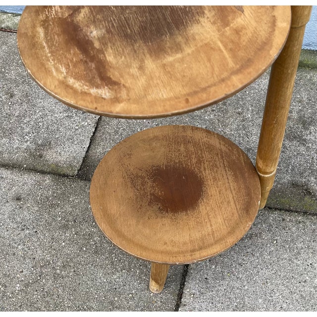 Danish Modern Tray Side Table in Oak by Edmund Jørgensen, 1950s For Sale - Image 4 of 5