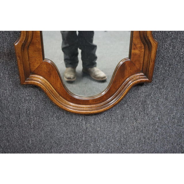 Late 20th Century Cherry Wall Mirror For Sale - Image 5 of 6